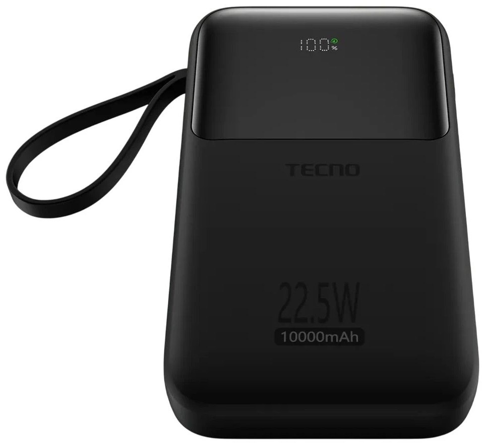 Портативный аккумулятор Tecno S101Q 10000 mAh черный