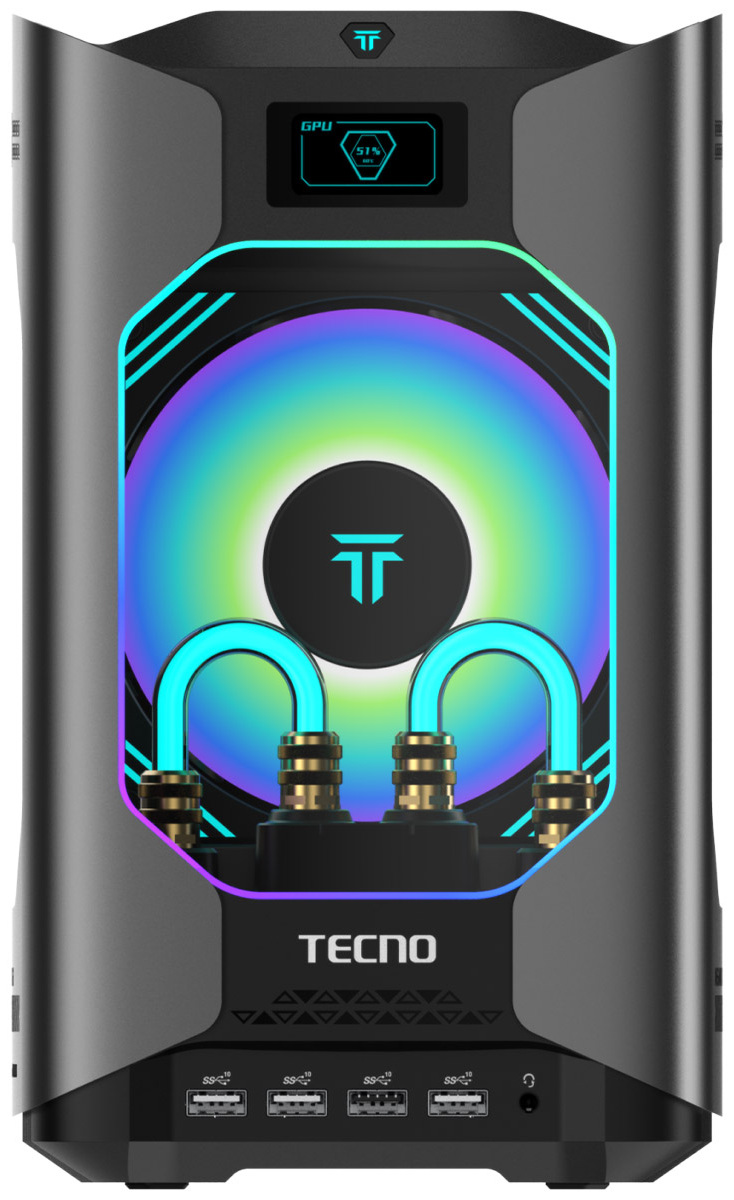 Компьютер Tecno Mega Mini Gaming G1 i7-13620H/32GB/1TB SSD/RTX 4060 8GB/W11H серый