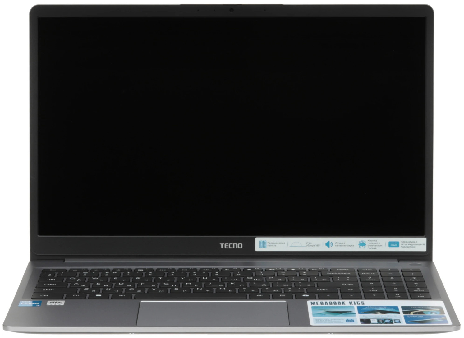 15,6" Ноутбук Tecno Megabook K15S i5-13420H/16GB/1TB SSD/W11H серый 