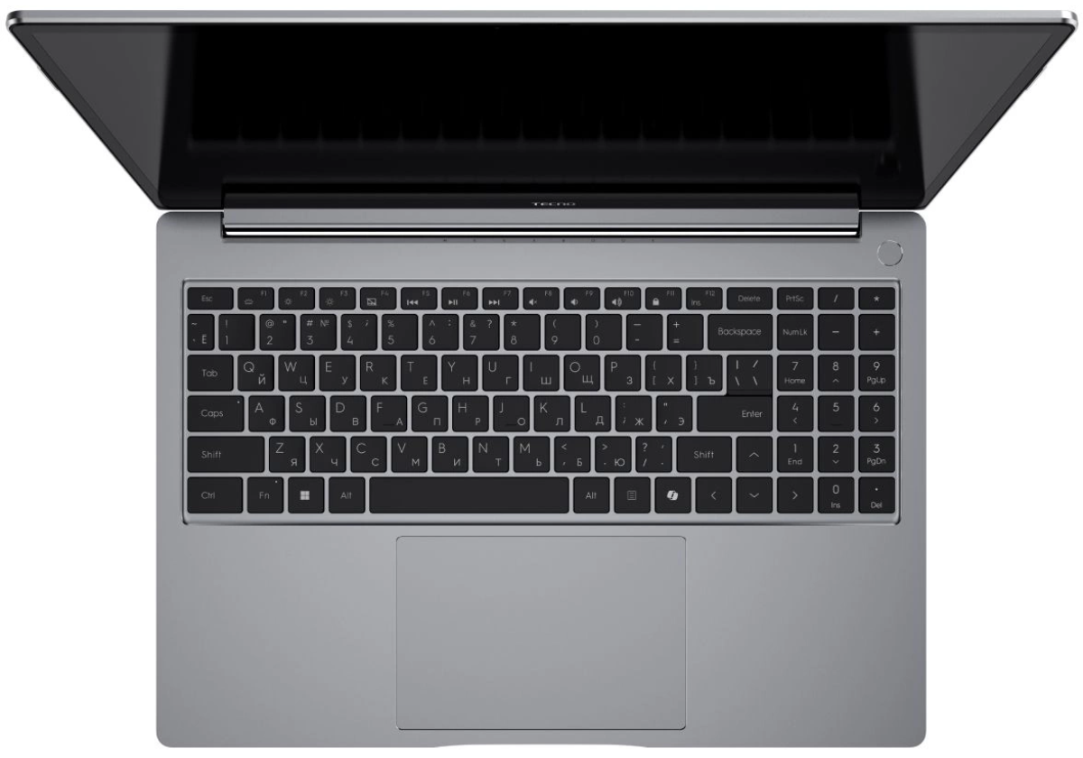 16" Ноутбук Tecno Megabook T16 Pro i9-185H ULTRA/32GB/1TB SSD/W11H серый 