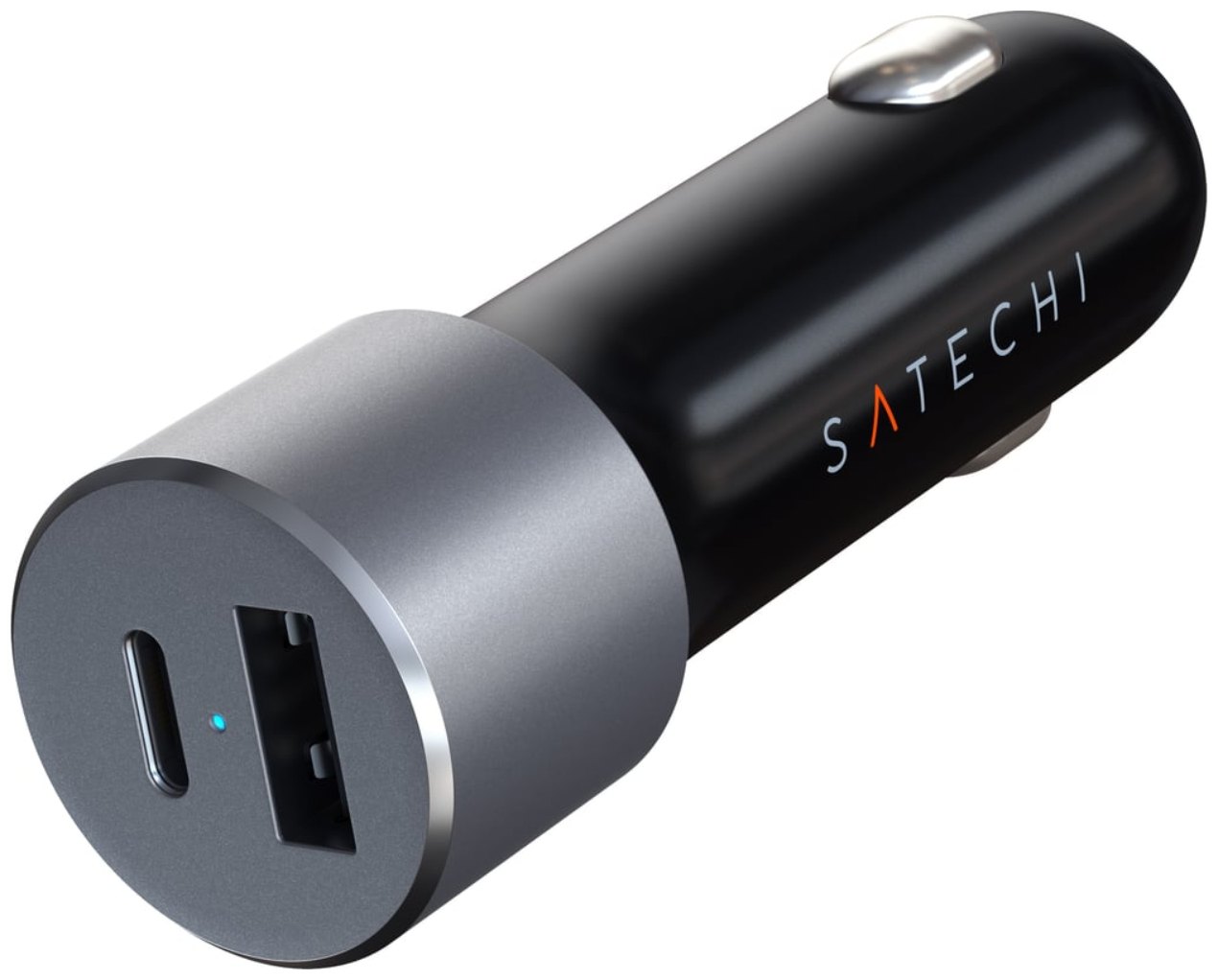 Автомобильная зарядка Satechi 72W Type-C PD Car Charger серый