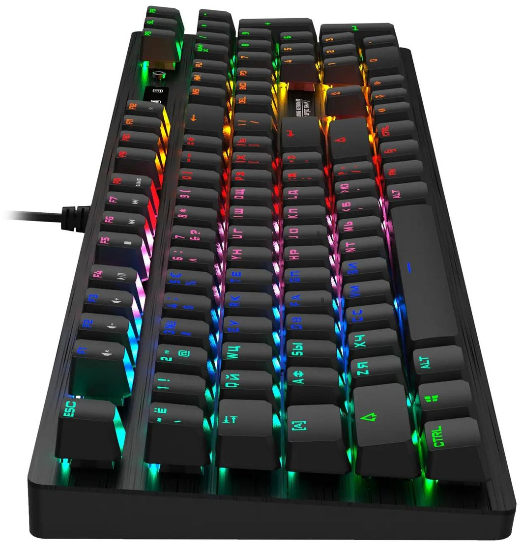 Клавиатура проводная A4Tech Bloody B820R Blue S черный