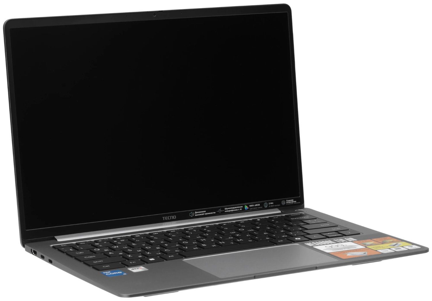 14" Ноутбук Tecno Megabook T14RA Air i5-1334U/16GB/1TB SSD/W11H серый 