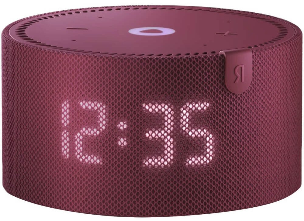 Умная колонка Яндекс.Станция Мини Плюс с часами YNDX-00020 красный