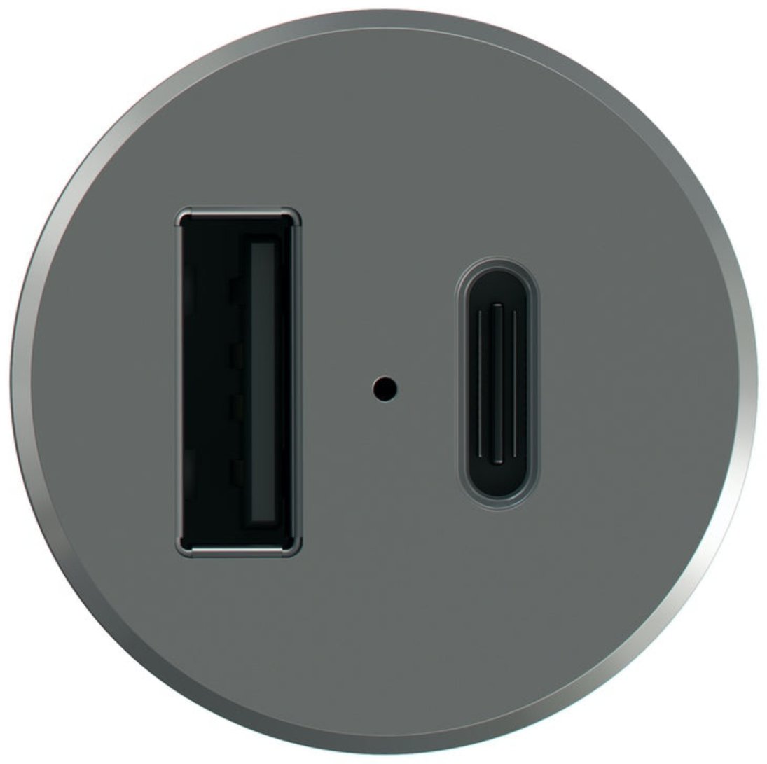 Автомобильная зарядка Satechi 72W Type-C PD Car Charger серый