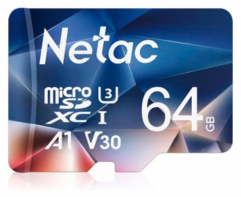 Карта памяти 64 ГБ Netac MicroSD Card P500 Ultra