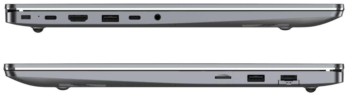 16" Ноутбук Tecno Megabook K16S R5-7430U/16GB/512GB SSD/W11H серый 