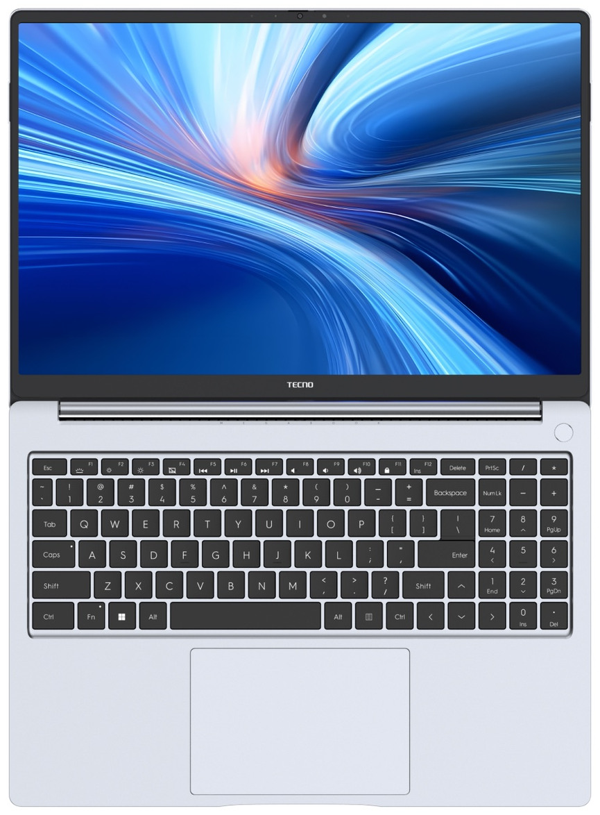16" Ноутбук Tecno Megabook T16 i7-13620H/32GB/1TB SSD/W11H серебристый 