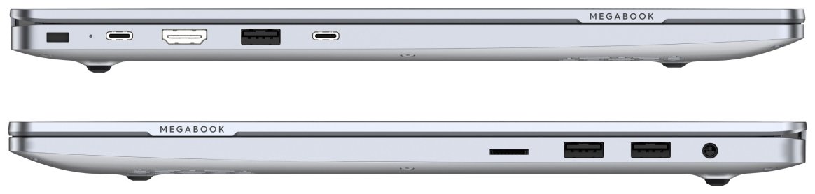 16" Ноутбук Tecno Megabook T16 i7-13620H/32GB/1TB SSD/W11H серебристый 