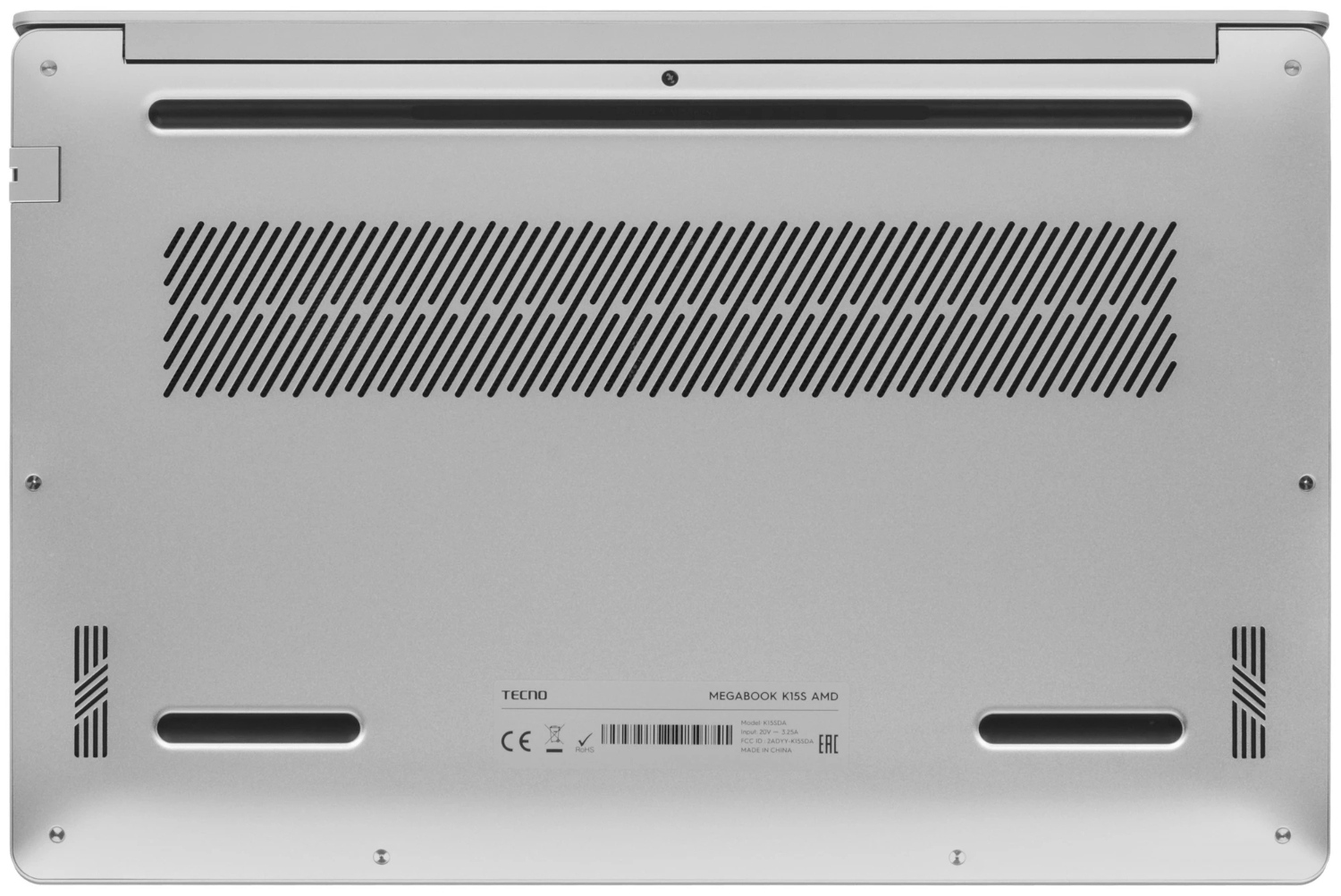 15,6" Ноутбук Tecno Megabook K15S R5-7430U/16GB/1TB SSD/W11H серебристый 