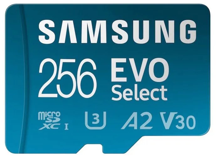 Карта памяти 256 ГБ Samsung Evo Select MB-ME256KA