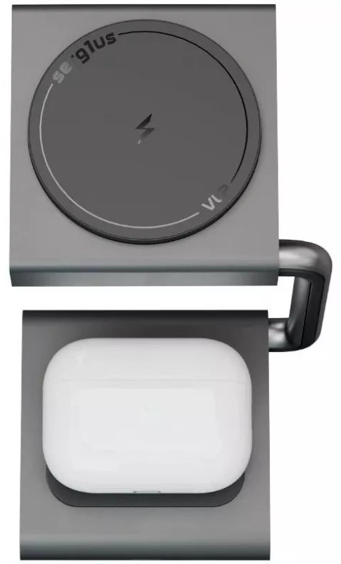 Беспроводное зарядное устройство VLP Zen Charger серый