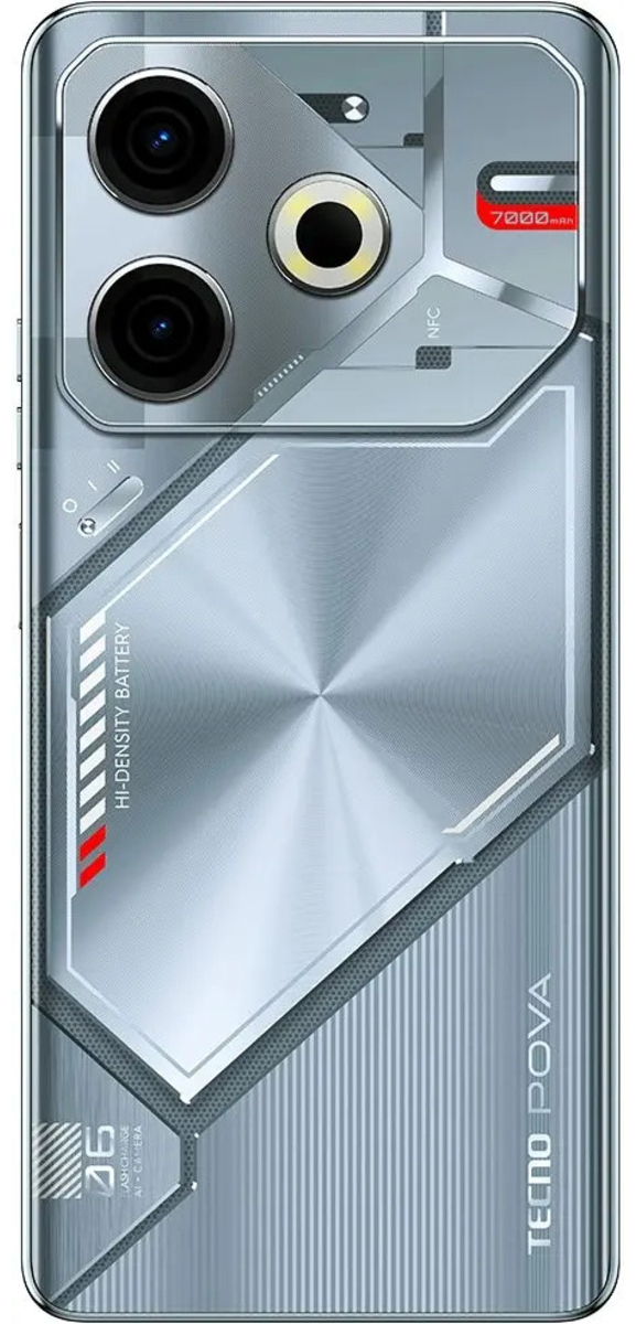 Смартфон Tecno POVA 6 Neo 8/256 ГБ серебристый
