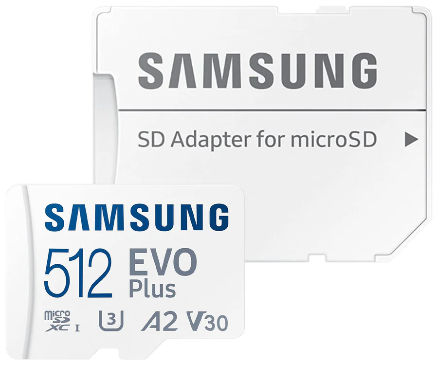 Карта памяти 512 ГБ Samsung Evo Plus MB-MC512SA