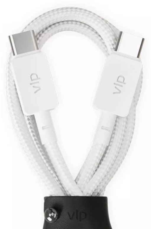 Кабель VLP Nylon Cable Type-C to Type-C 100W 2m белый