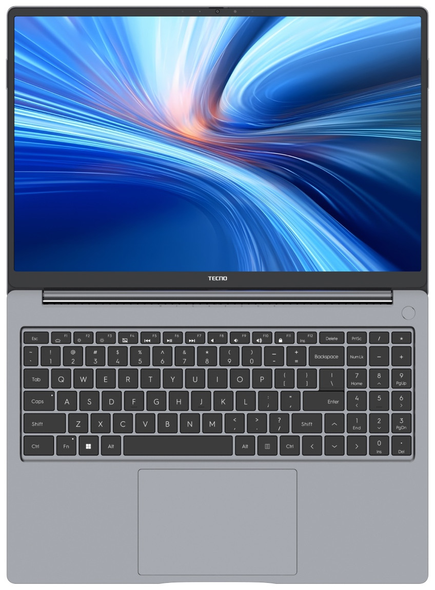 16" Ноутбук Tecno Megabook T16 i7-13620H/16GB/1TB SSD/W11H серый 