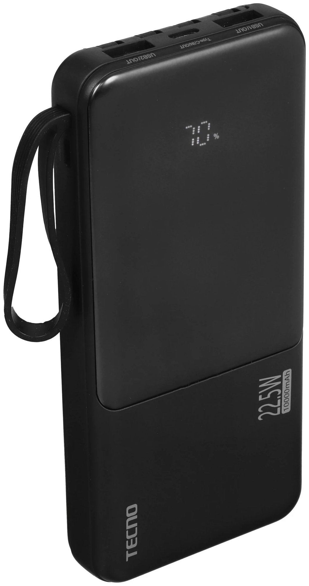 Портативный аккумулятор Tecno L101Q 10000 mAh черный