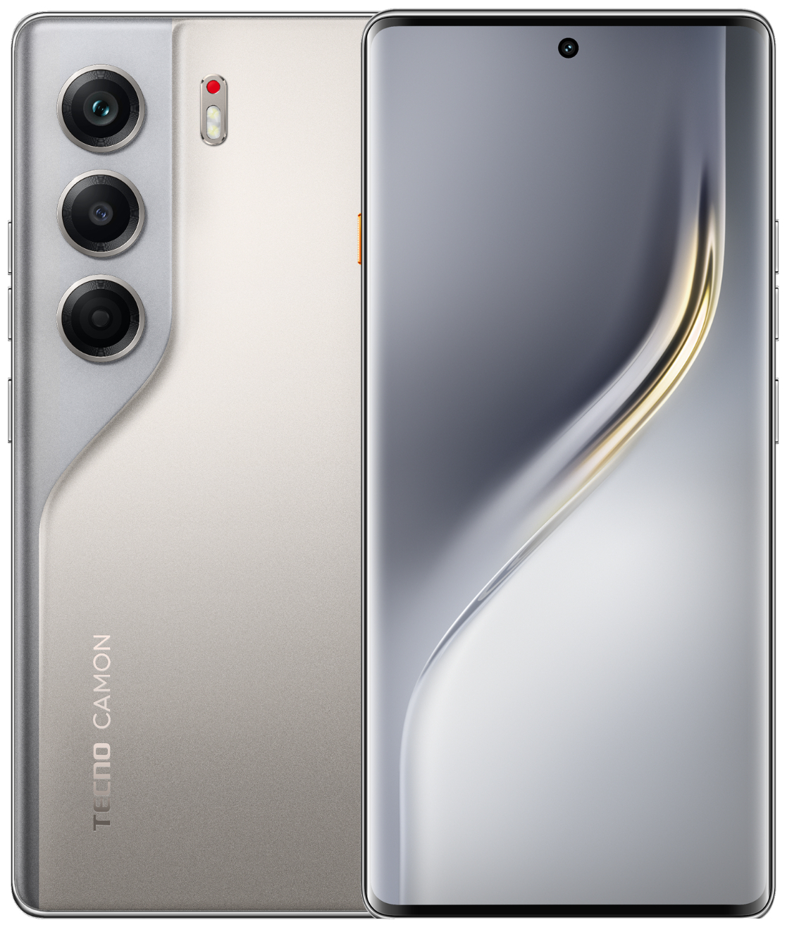 Смартфон Tecno Camon 40 Pro 8/256 ГБ титановый