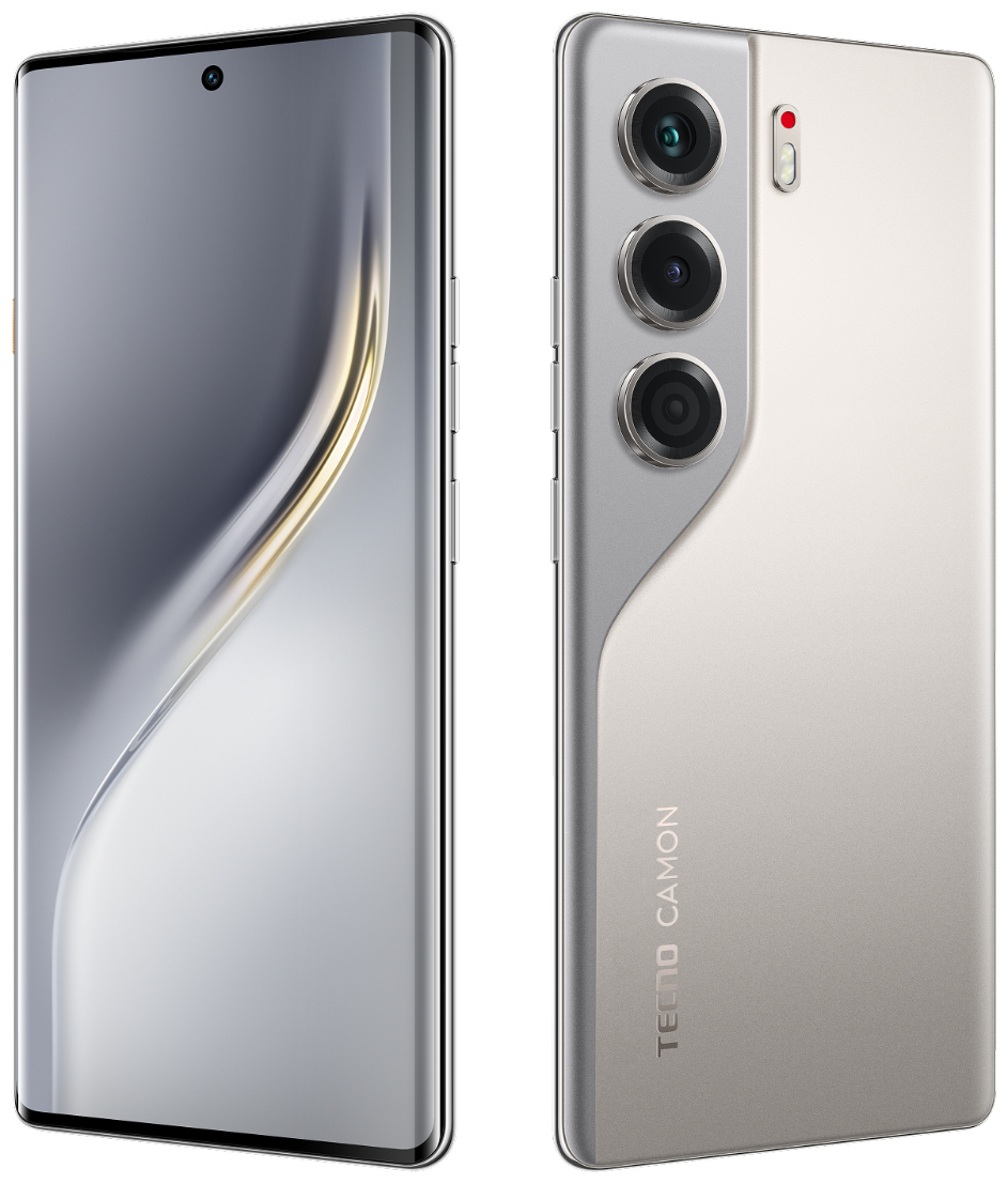 Смартфон Tecno Camon 40 Pro 8/256 ГБ титановый