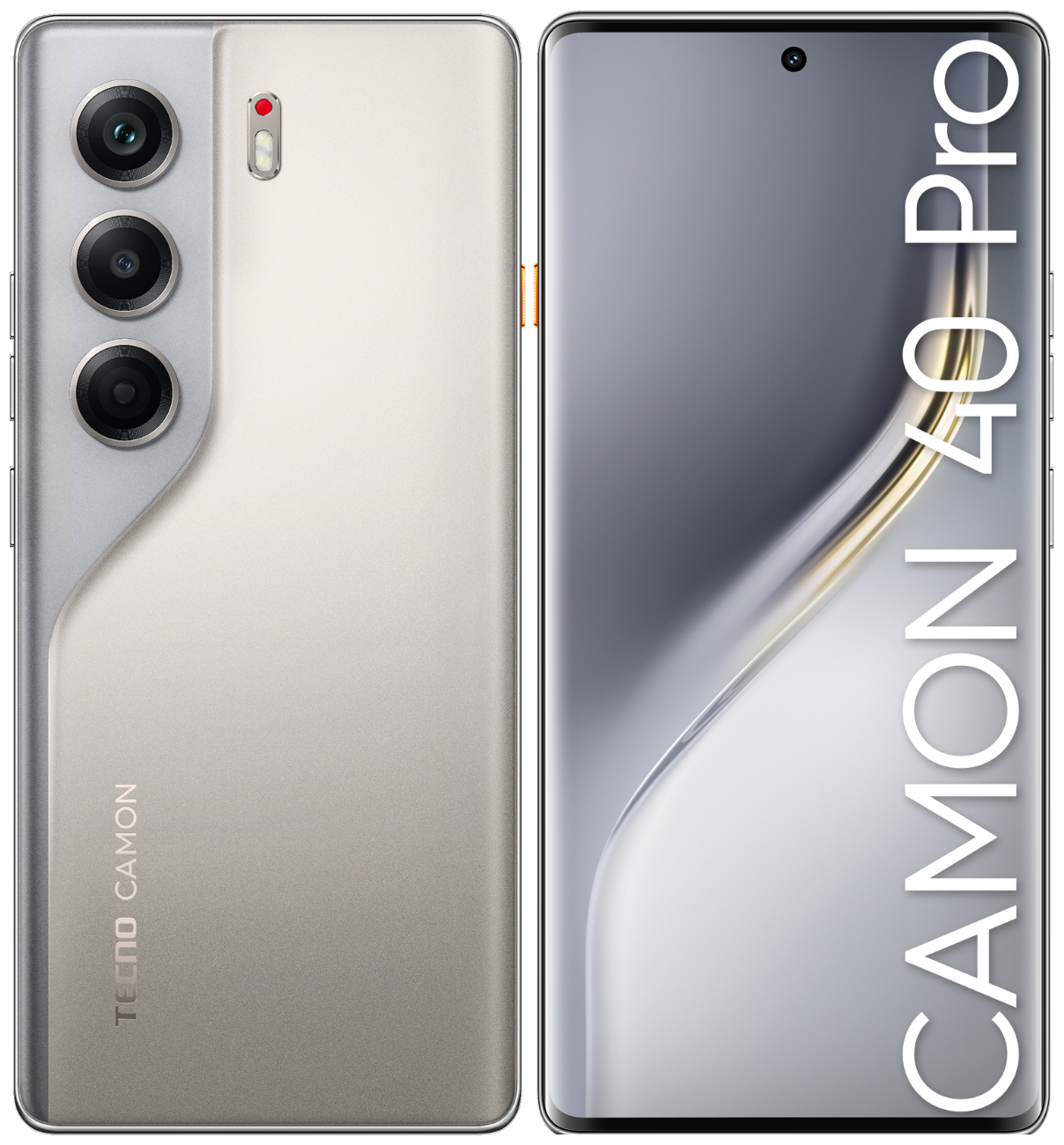 Смартфон Tecno Camon 40 Pro 8/256 ГБ титановый