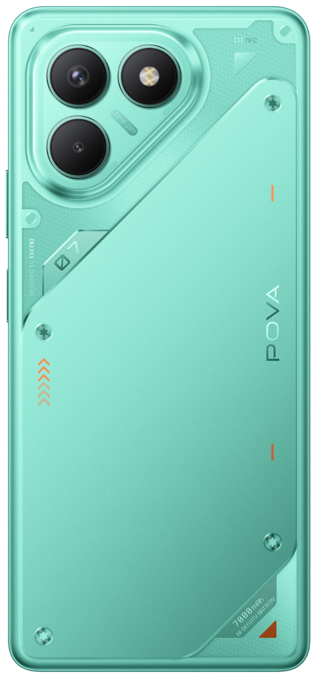 Смартфон Tecno POVA 7 Neo 8/256 ГБ бирюзовый
