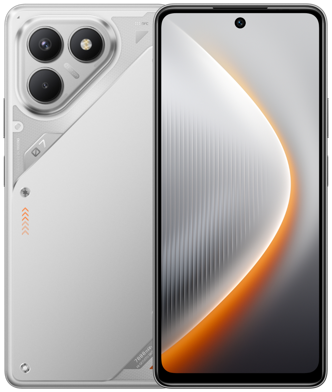 Смартфон Tecno POVA 7 Neo 8/128 ГБ серебристый