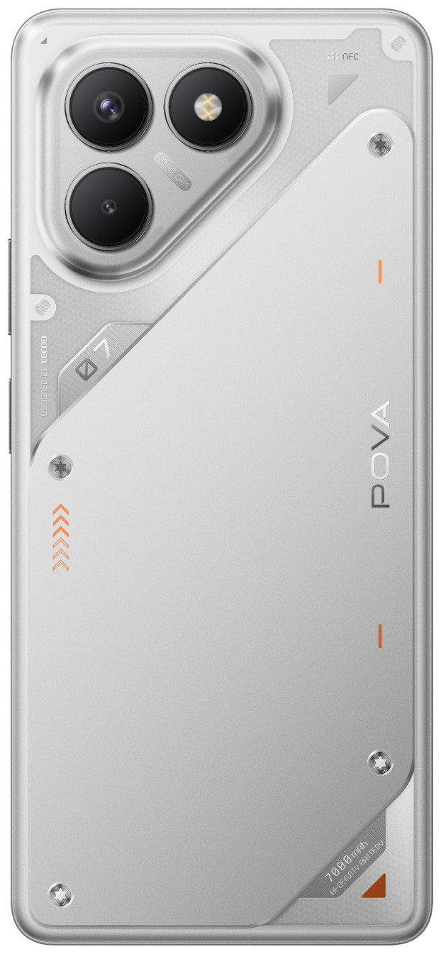 Смартфон Tecno POVA 7 Neo 8/128 ГБ серебристый