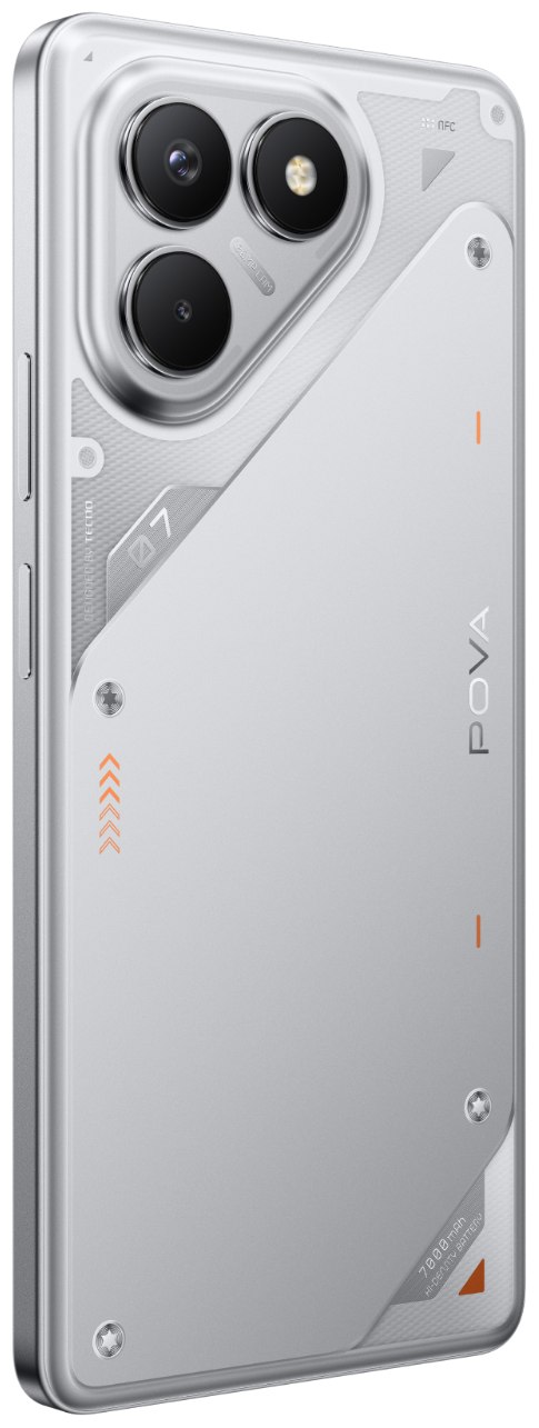 Смартфон Tecno POVA 7 Neo 8/128 ГБ серебристый