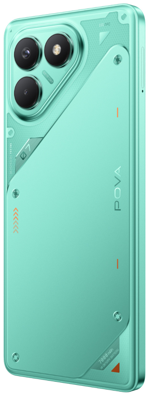 Смартфон Tecno POVA 7 Neo 8/256 ГБ бирюзовый