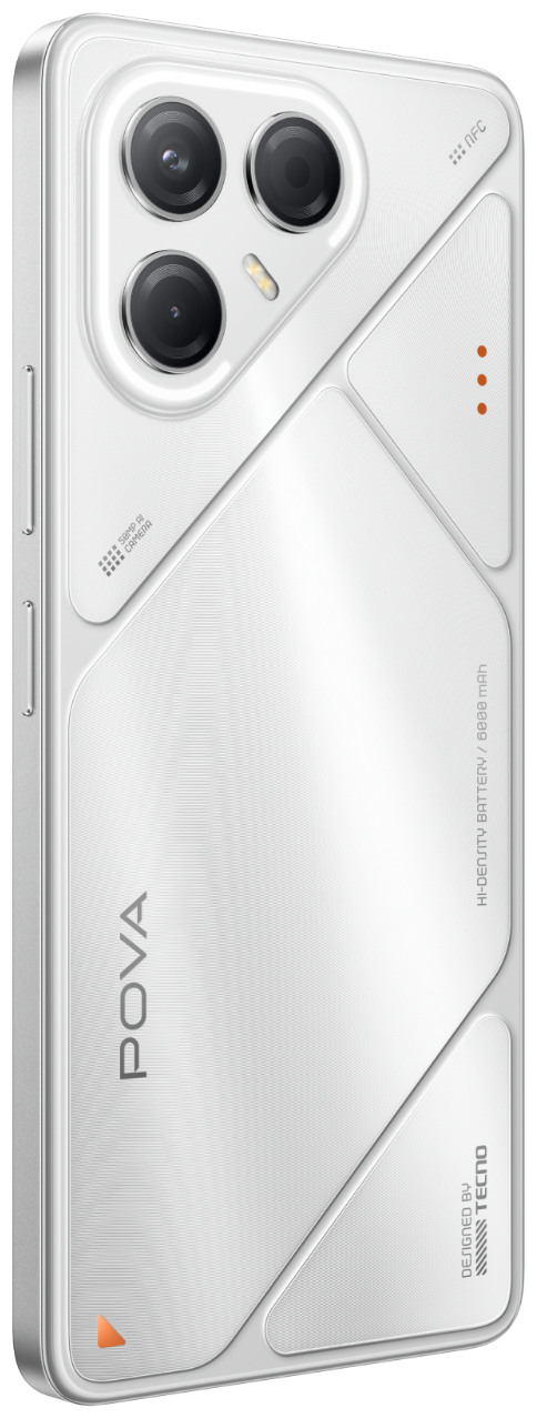 Смартфон Tecno POVA 7 5G 8/256 ГБ серебристый