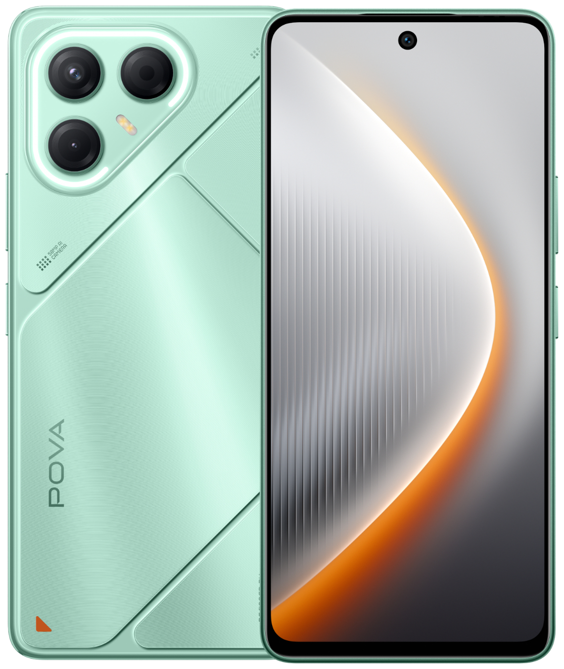 Смартфон Tecno POVA 7 5G 8/256 ГБ зеленый