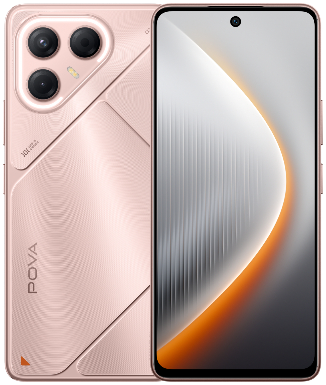 Смартфон Tecno POVA 7 5G 8/256 ГБ розовый