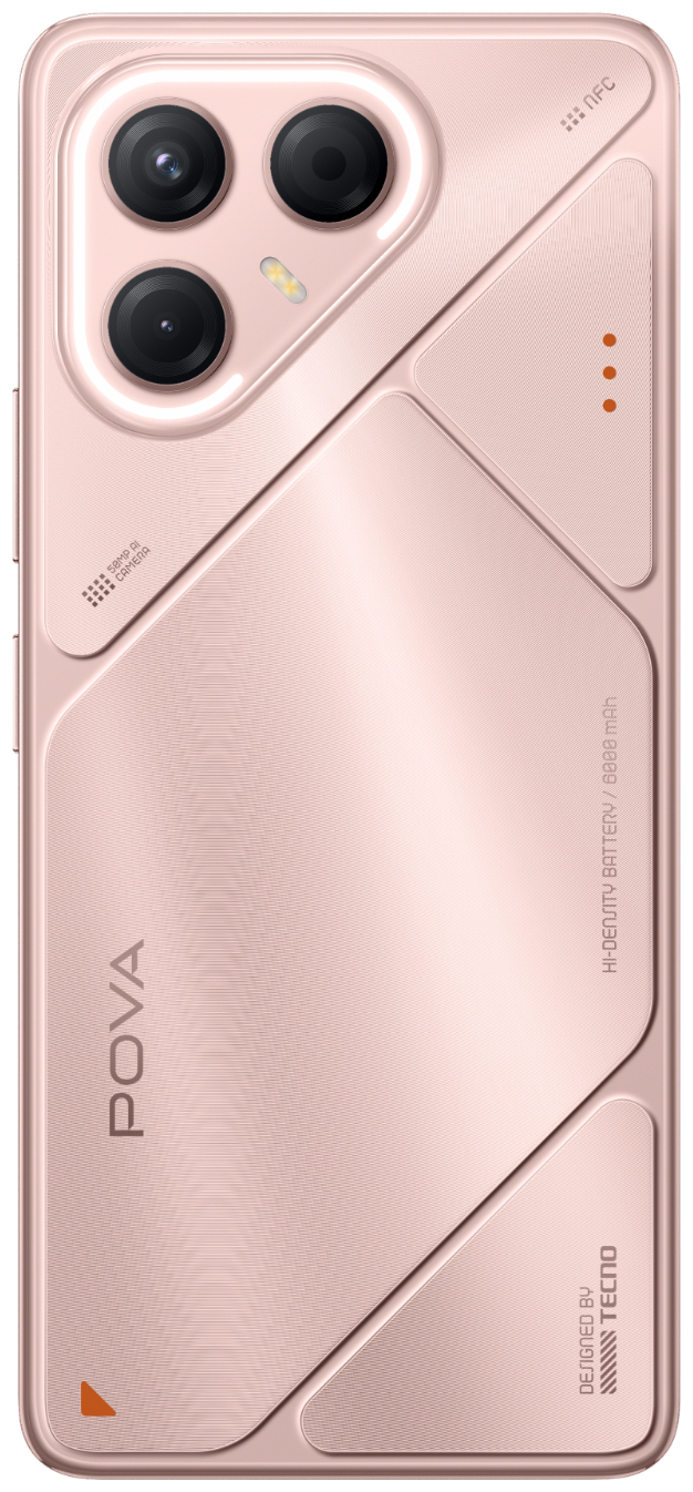 Смартфон Tecno POVA 7 5G 8/256 ГБ розовый