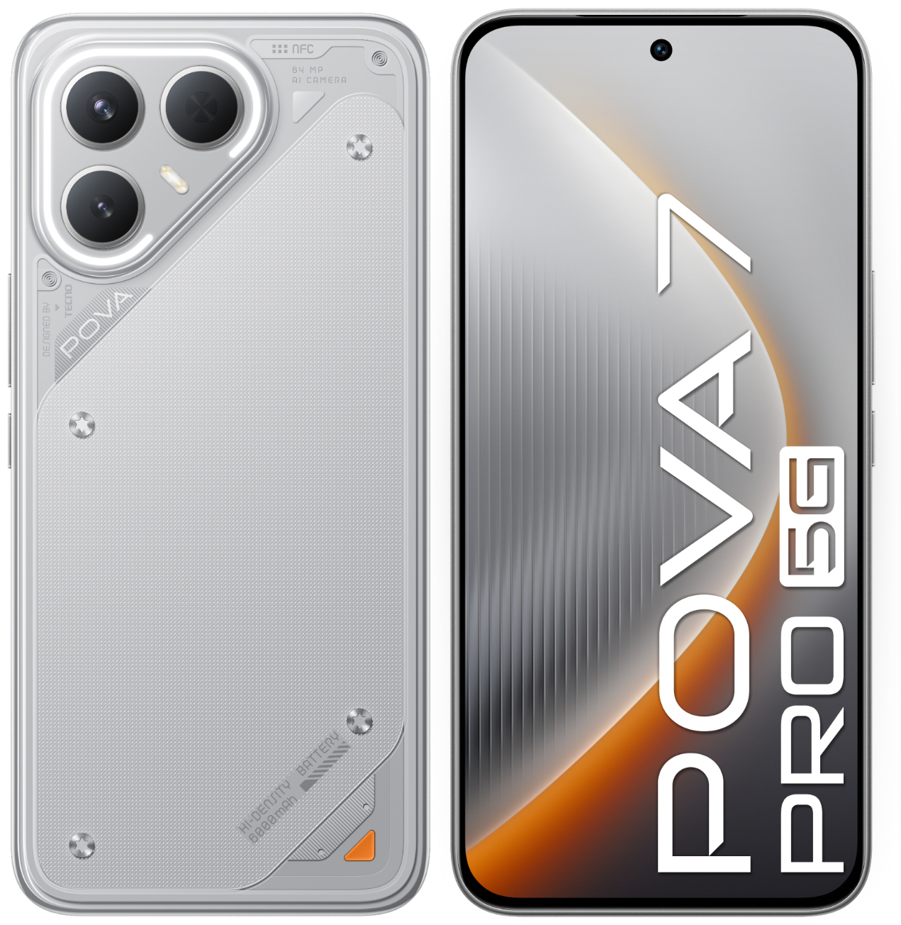 Смартфон Tecno POVA 7 Pro 5G 8/256 ГБ серый