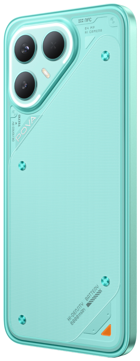 Смартфон Tecno POVA 7 Pro 5G 8/256 ГБ бирюзовый
